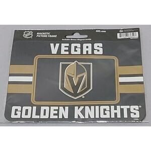 Rico NHL Magnet Picture Frame Vegas Golden Knights Includes Bonus Magnet Inside